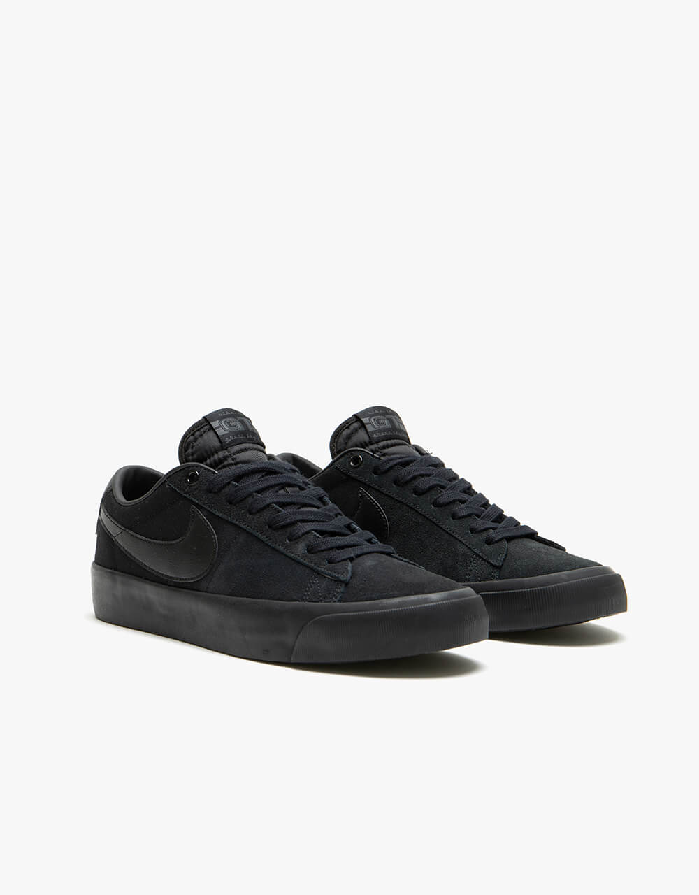 Nike SB Zoom Blazer Low Pro GT Skate Shoes - Black/Black-Black-Anthracite