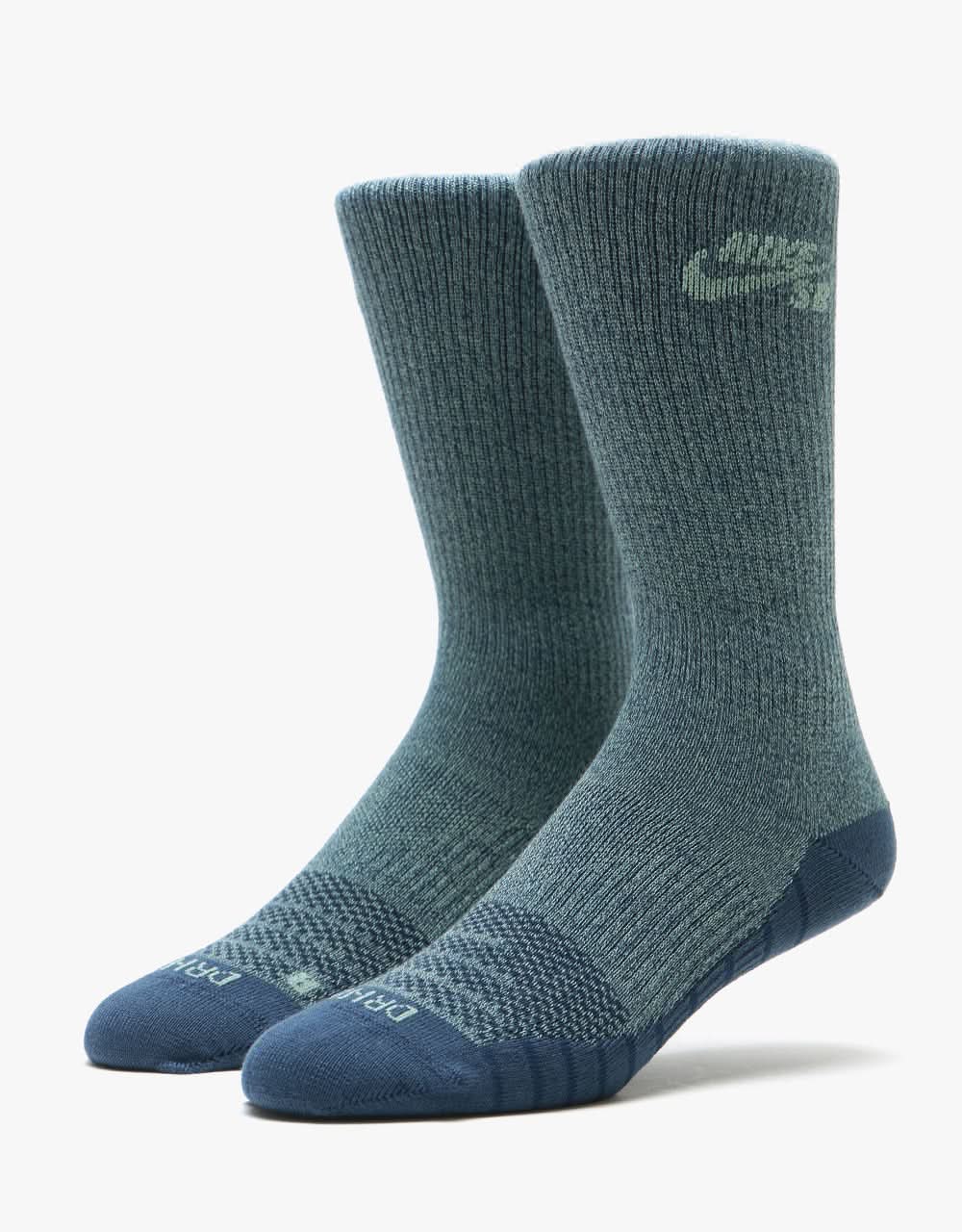 Nike SB Everyday Max Lightweight 3 Pack Socks - Heather Multi
