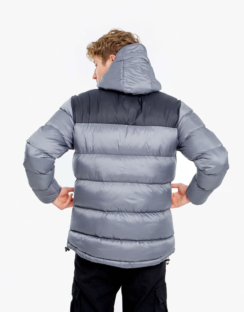 Route One Vostok Hooded Puffer Jacket - Charcoal/Black