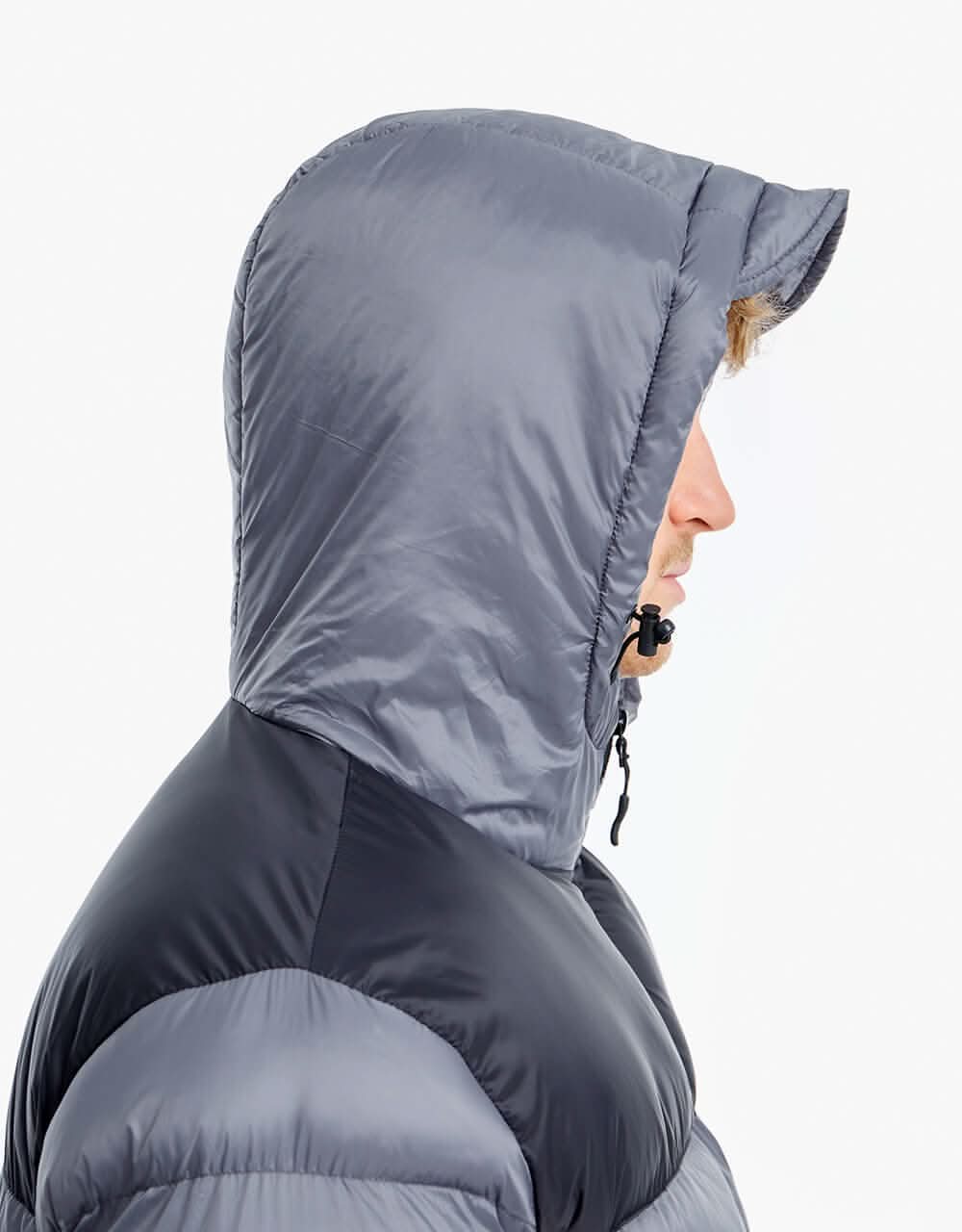 Route One Vostok Hooded Puffer Jacket - Charcoal/Black