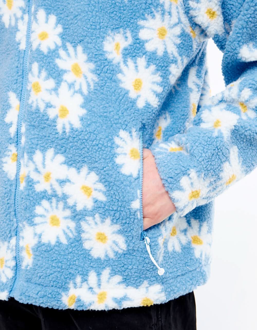 Route One Sharwa Fleece - Daisy Blue