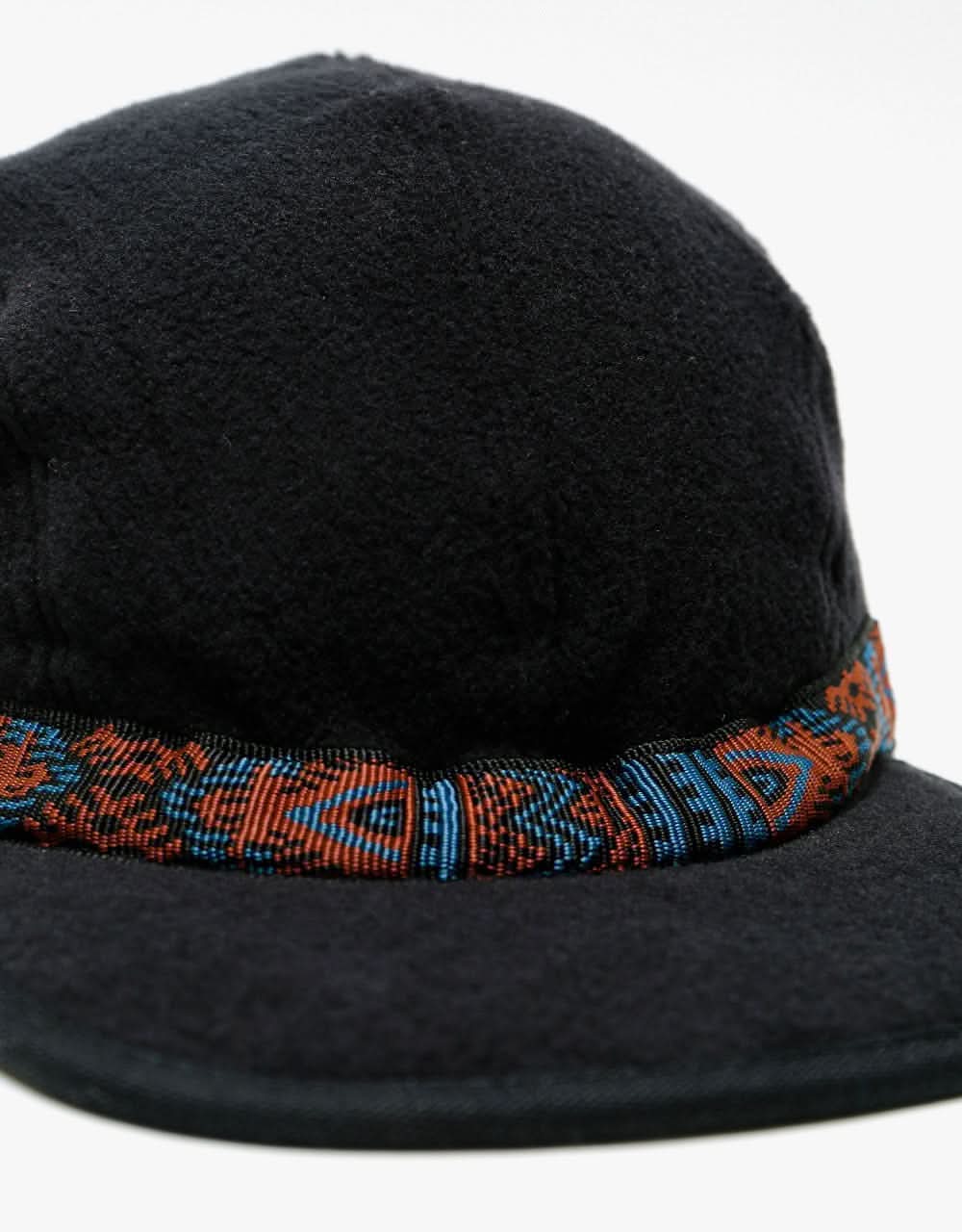 KAVU Fleece Strapcap - Black