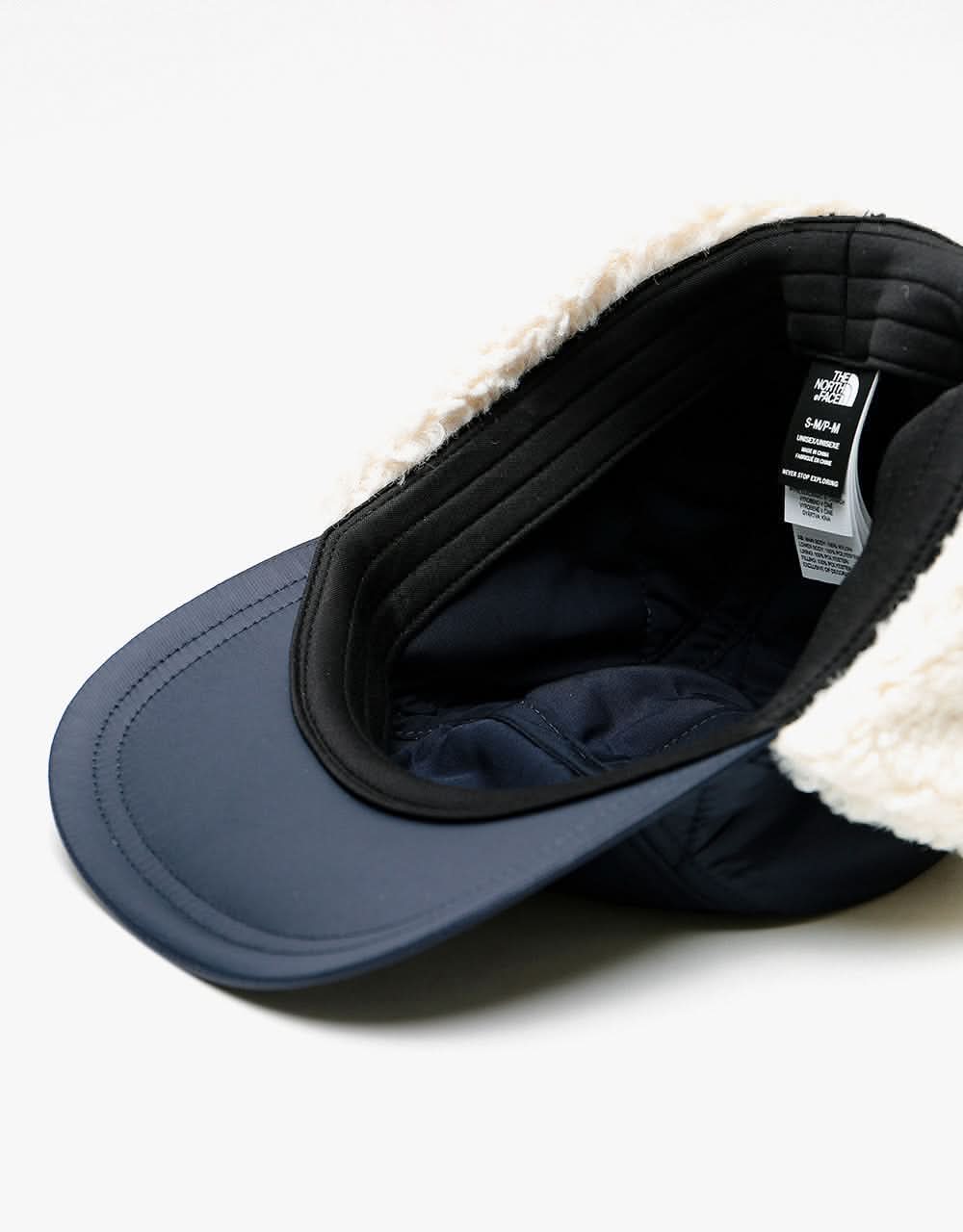 The North Face Insulated Earflap Ballcap  - Aviator Navy/Gardenia White