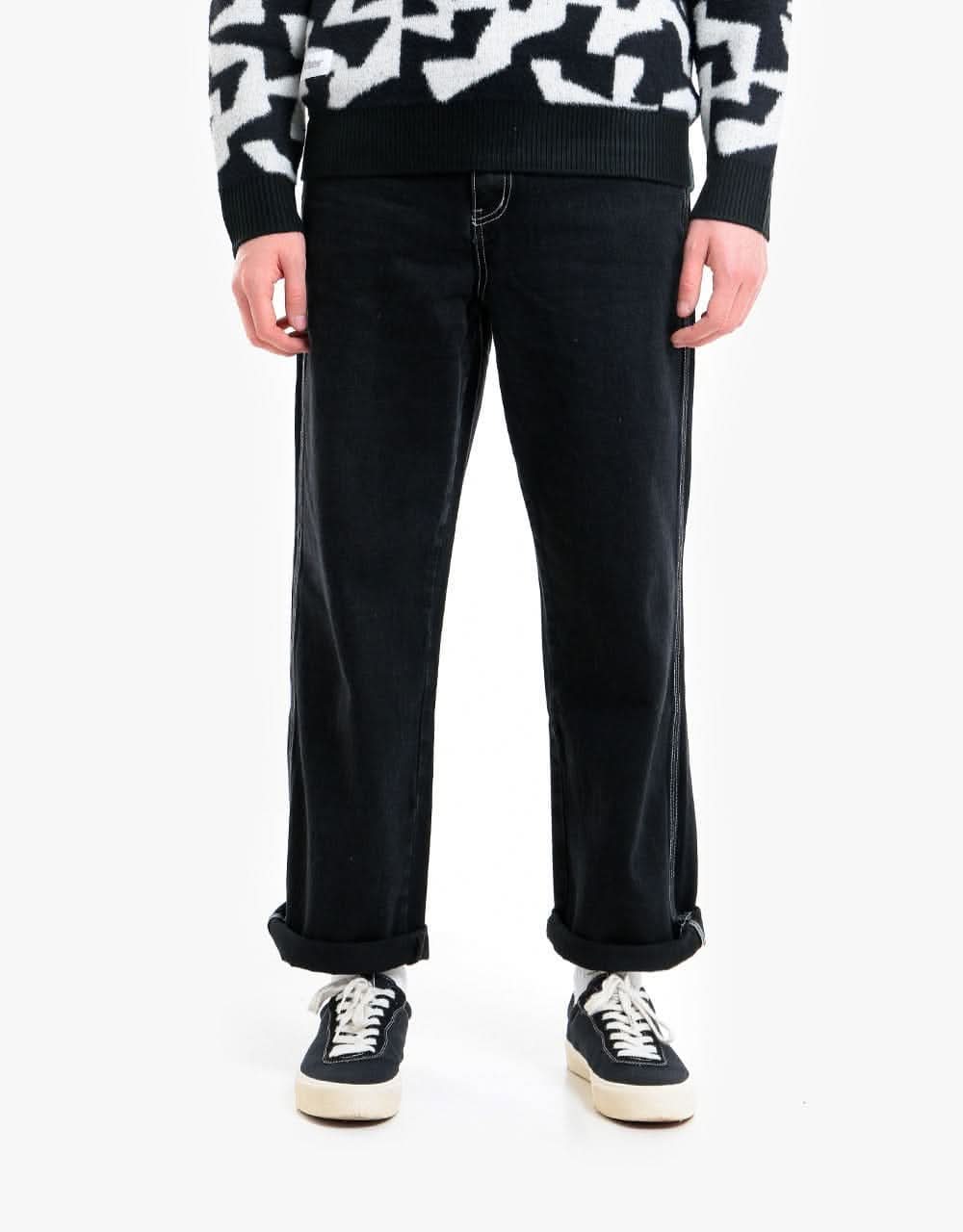 Butter Goods Dice Relaxed Denim Pant Washed Black