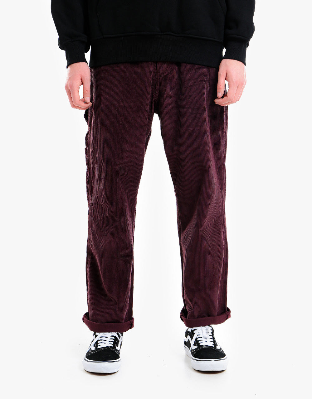 Butter Goods High Wale Cord Baggy Work Pant - Dusty Plum