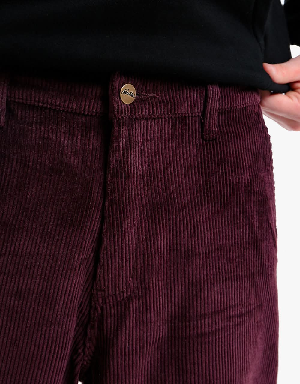 Butter Goods High Wale Cord Baggy Work Pant - Dusty Plum