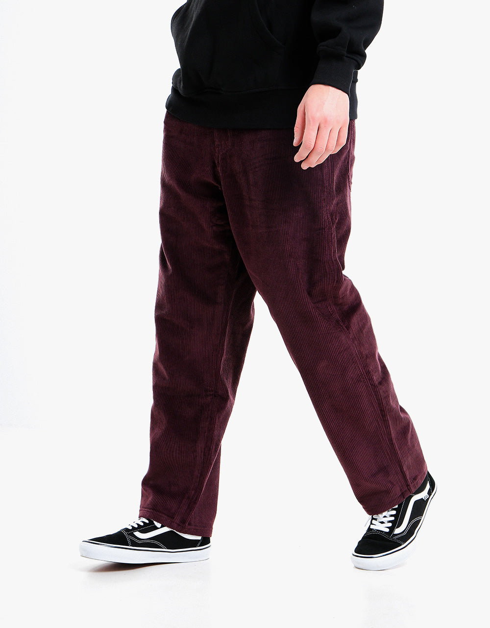 Butter Goods High Wale Cord Baggy Work Pant - Dusty Plum