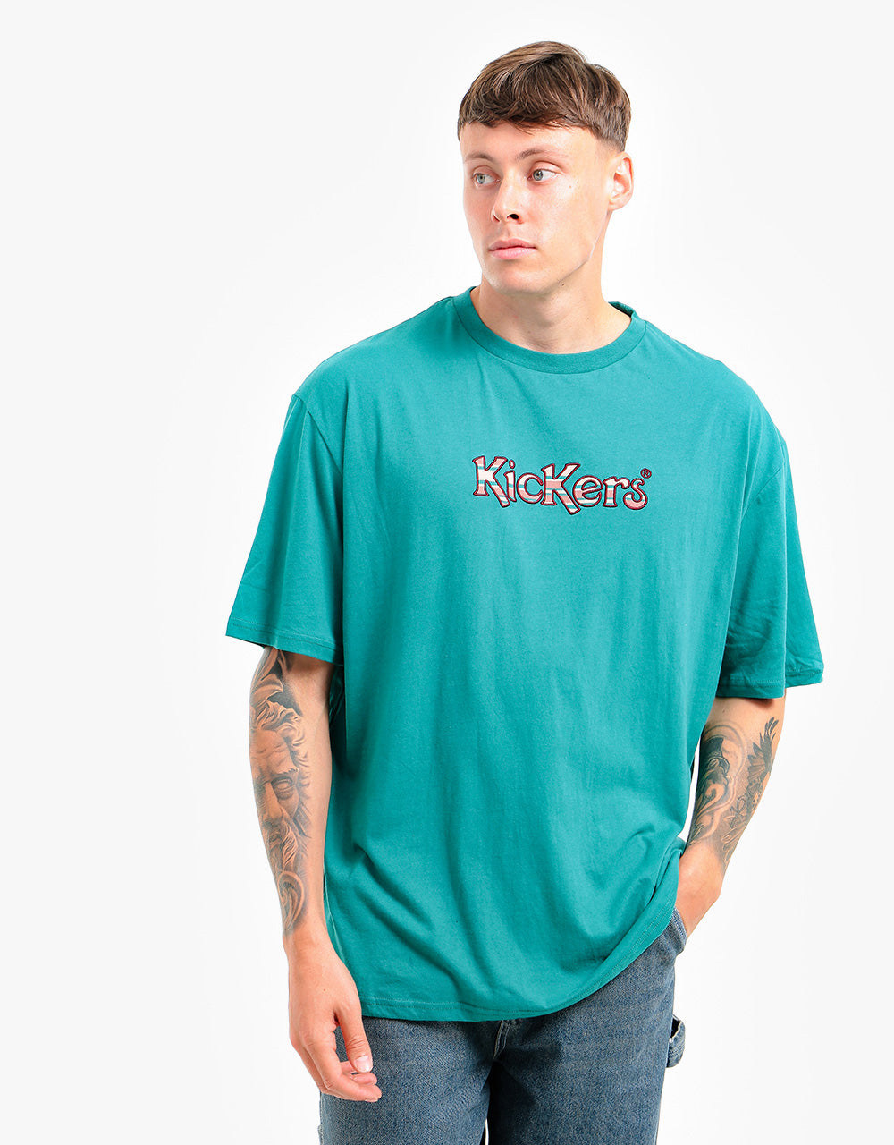 Kickers® Embossed Logo T-Shirt - Green