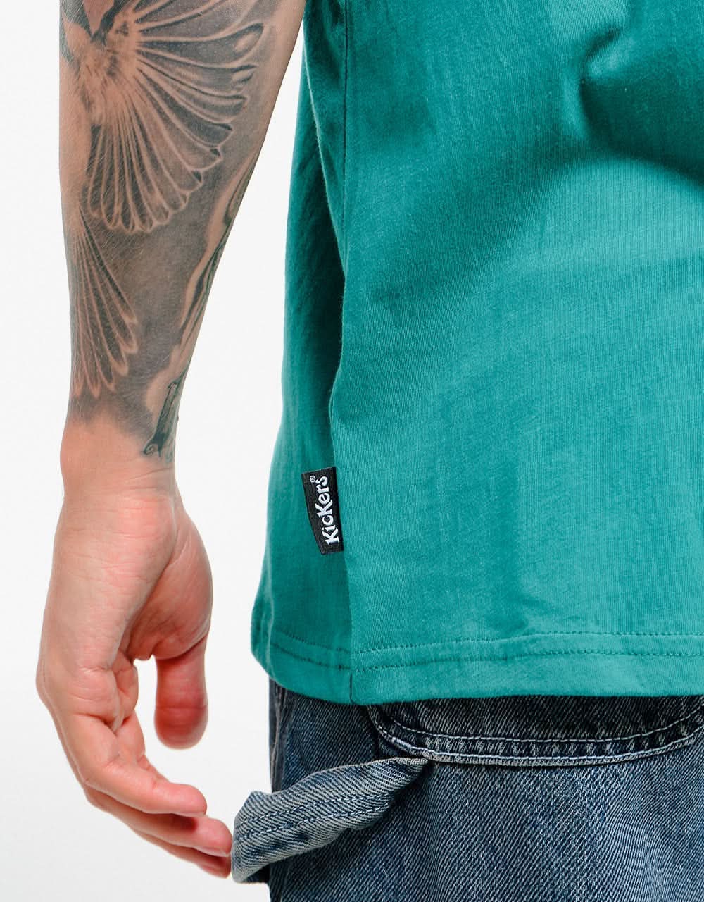 Kickers® Embossed Logo T-Shirt - Green