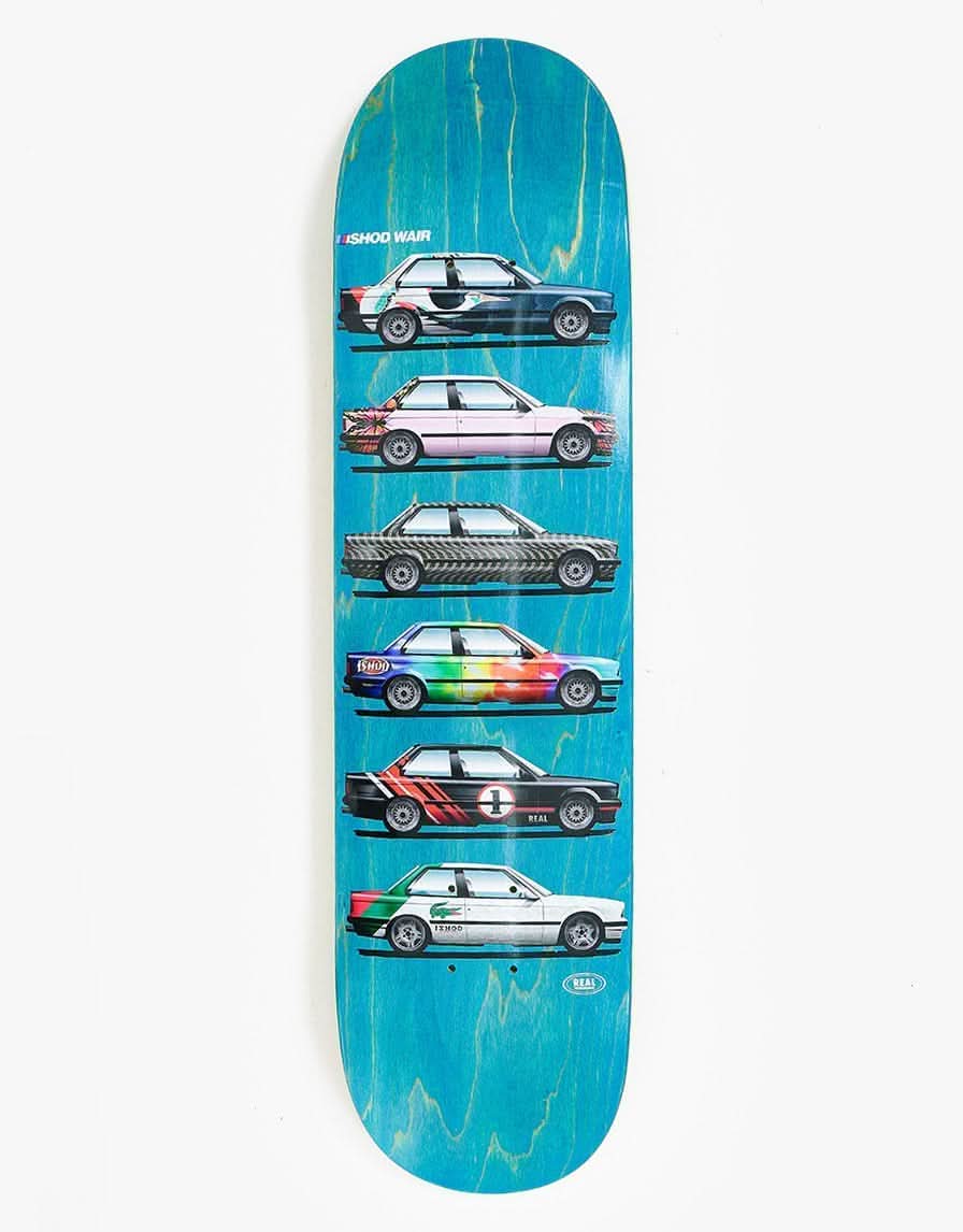 Real Ishod Customs Twin Tail Skateboard Deck 8"