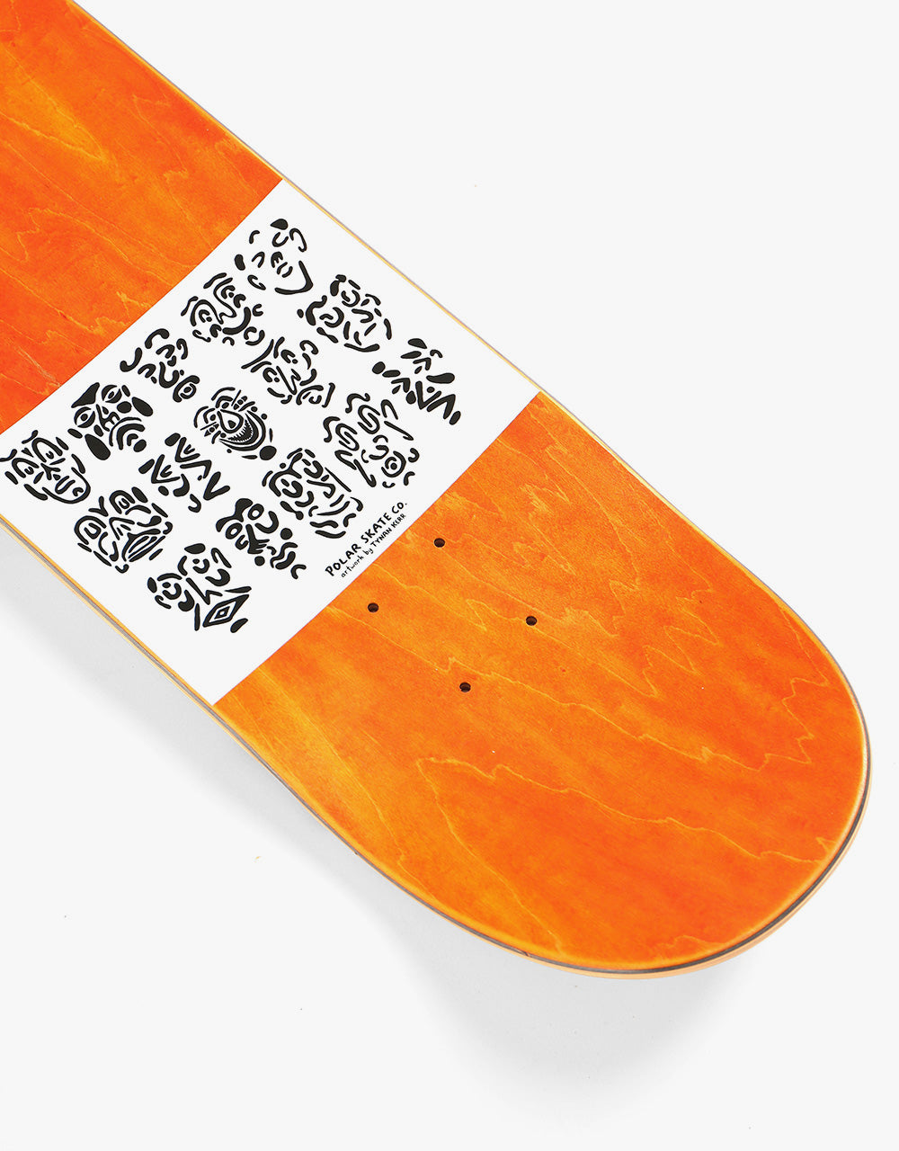 Polar Sanbongi Faces Skateboard Deck - 8.25" (inc Wheel Wells)