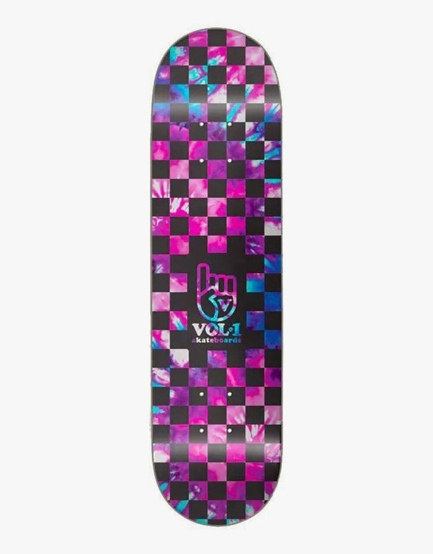 Vol.1 Dye Checker Skateboard Deck - 7.75"