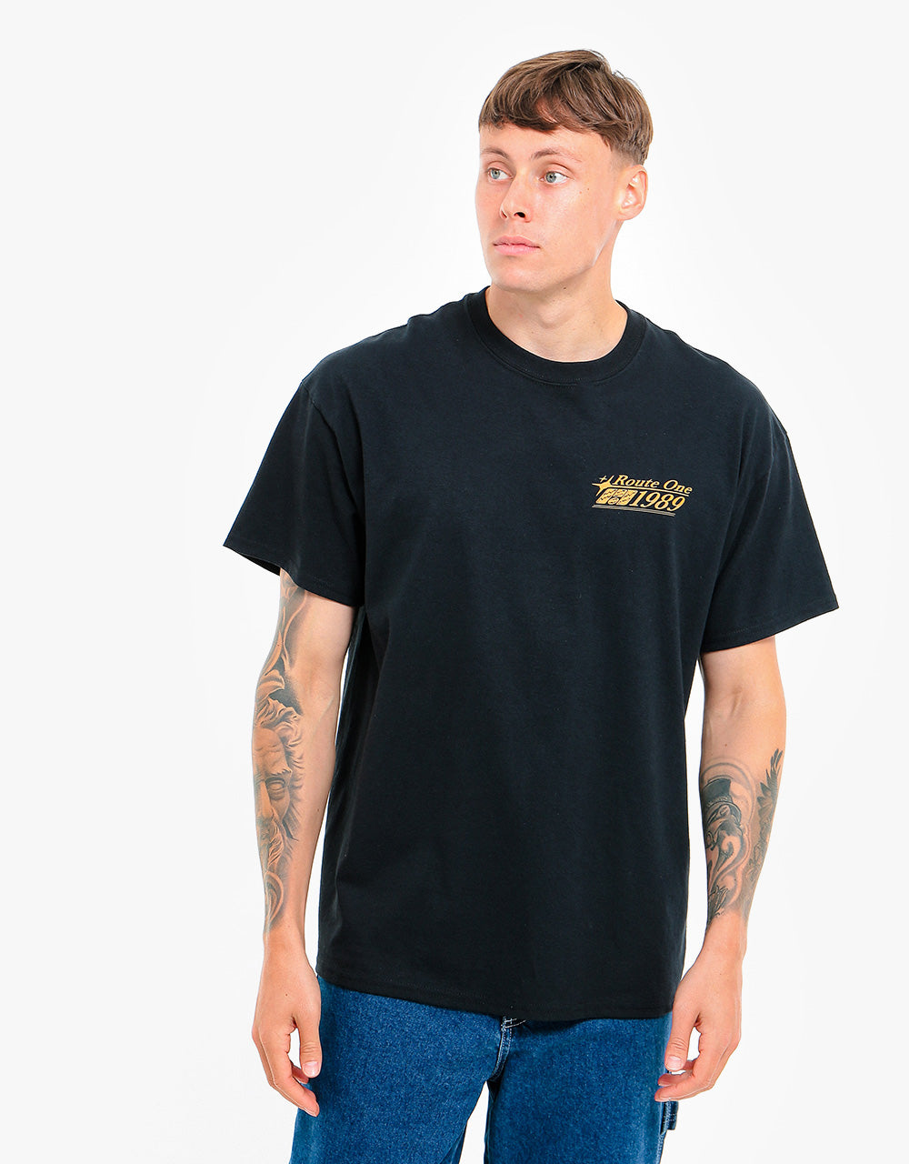 Route One Entertainment System T-Shirt - Black
