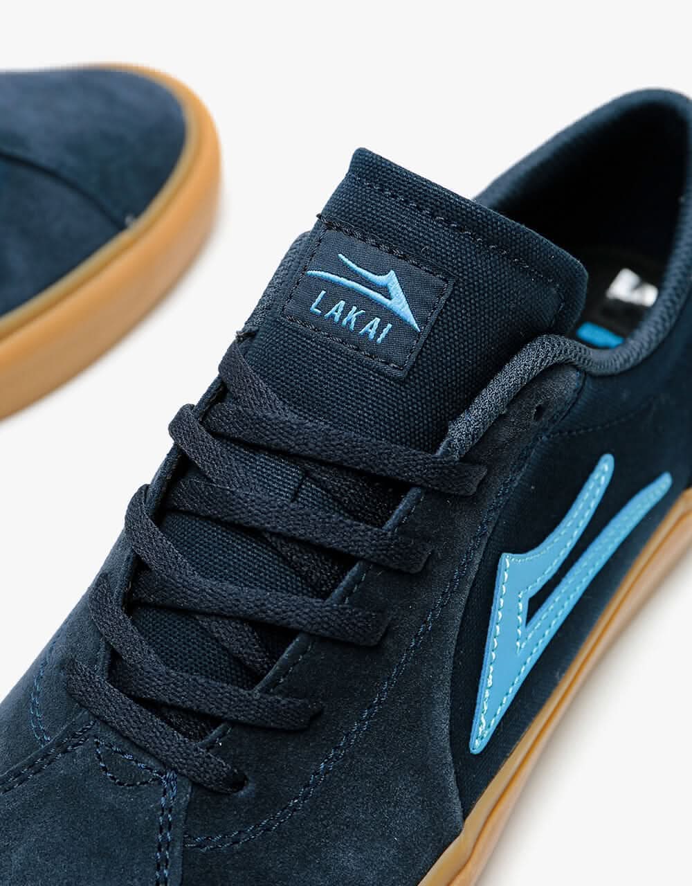 Lakai Flaco 2 Skate Shoes - Navy/Gum Suede