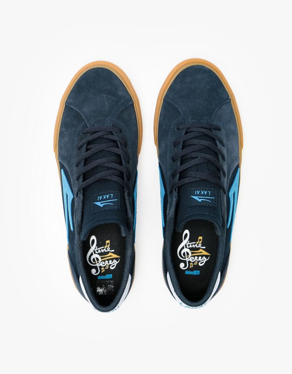 Lakai Flaco 2 Skate Shoes - Navy/Gum Suede