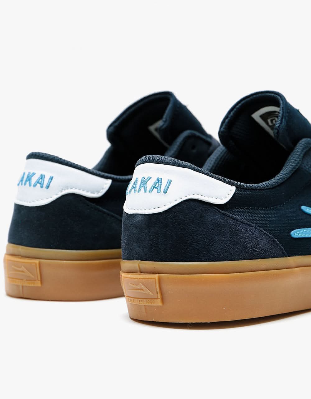 Lakai Flaco 2 Skate Shoes - Navy/Gum Suede