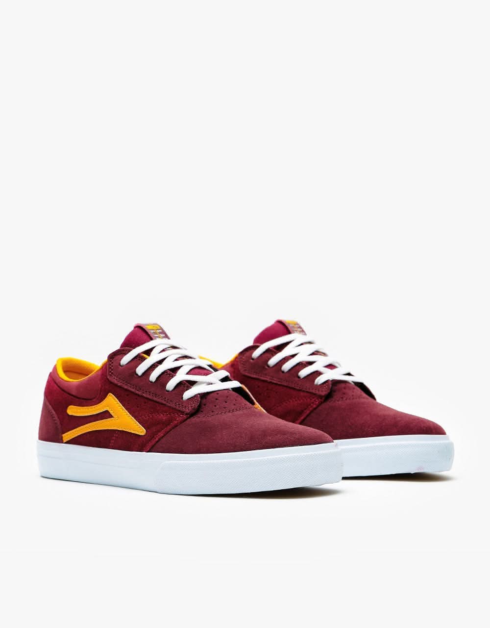 Lakai Griffin Skate Shoes - Burgundy/Cardinal Suede