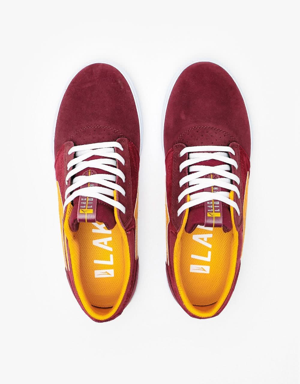 Lakai Griffin Skate Shoes - Burgundy/Cardinal Suede