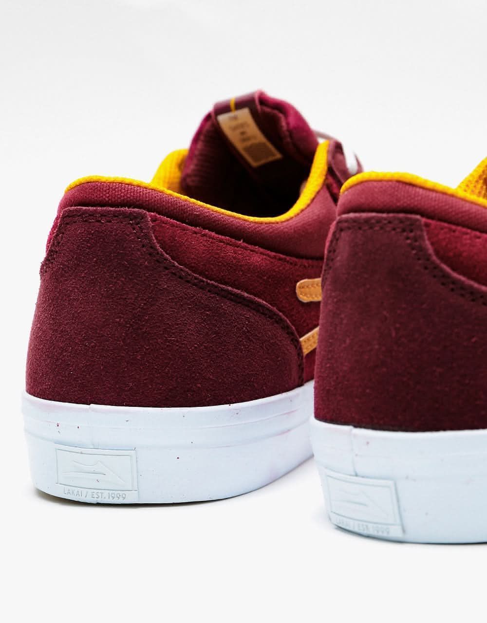 Lakai Griffin Skate Shoes - Burgundy/Cardinal Suede
