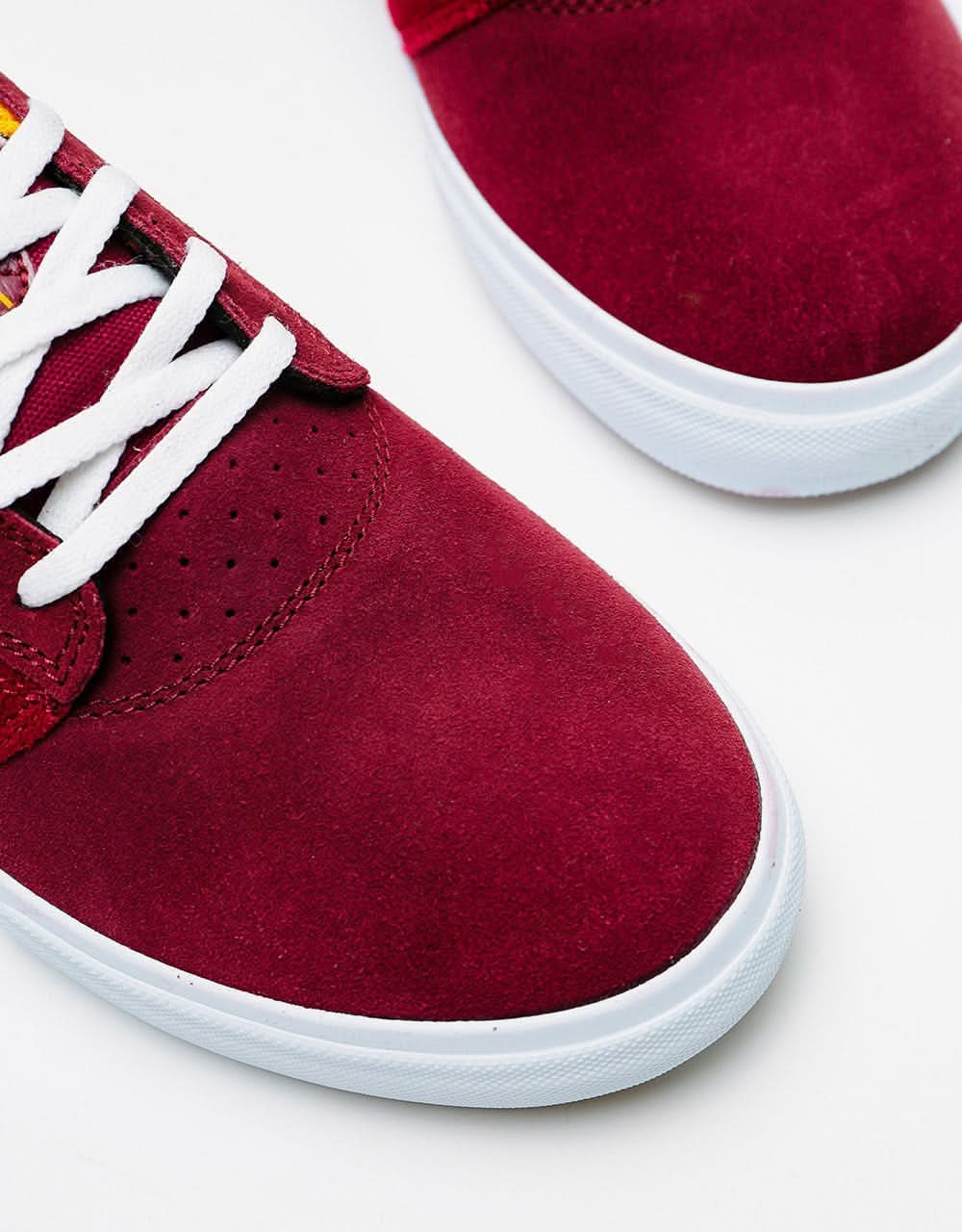 Lakai Griffin Skate Shoes - Burgundy/Cardinal Suede