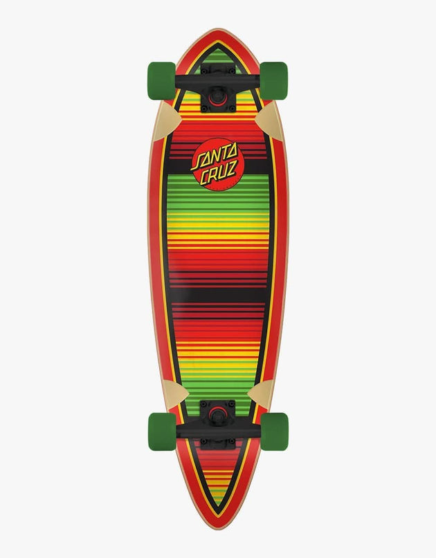 Santa Cruz Serape Dot Pintail Longboard - 33" x 9.2"
