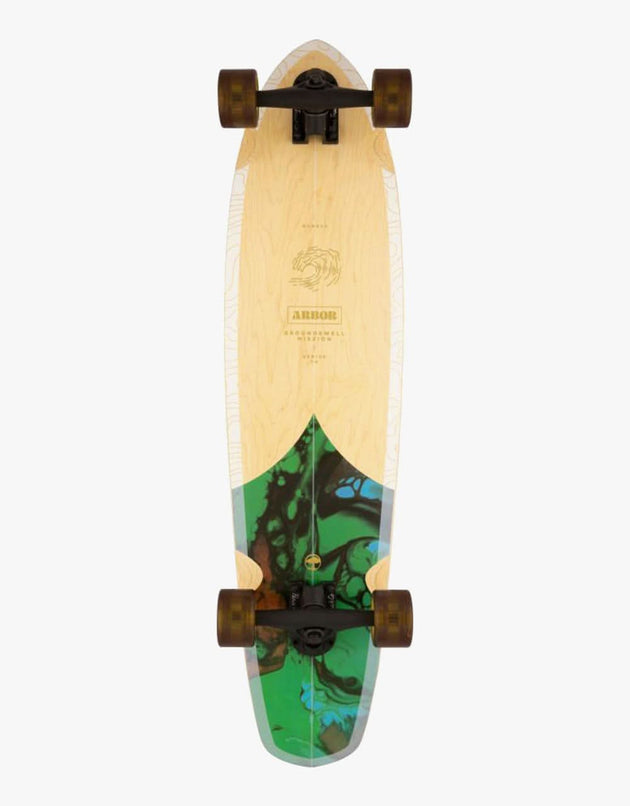 Arbor Groundswell Mission Single Kick Longboard - 35" x 8.625"