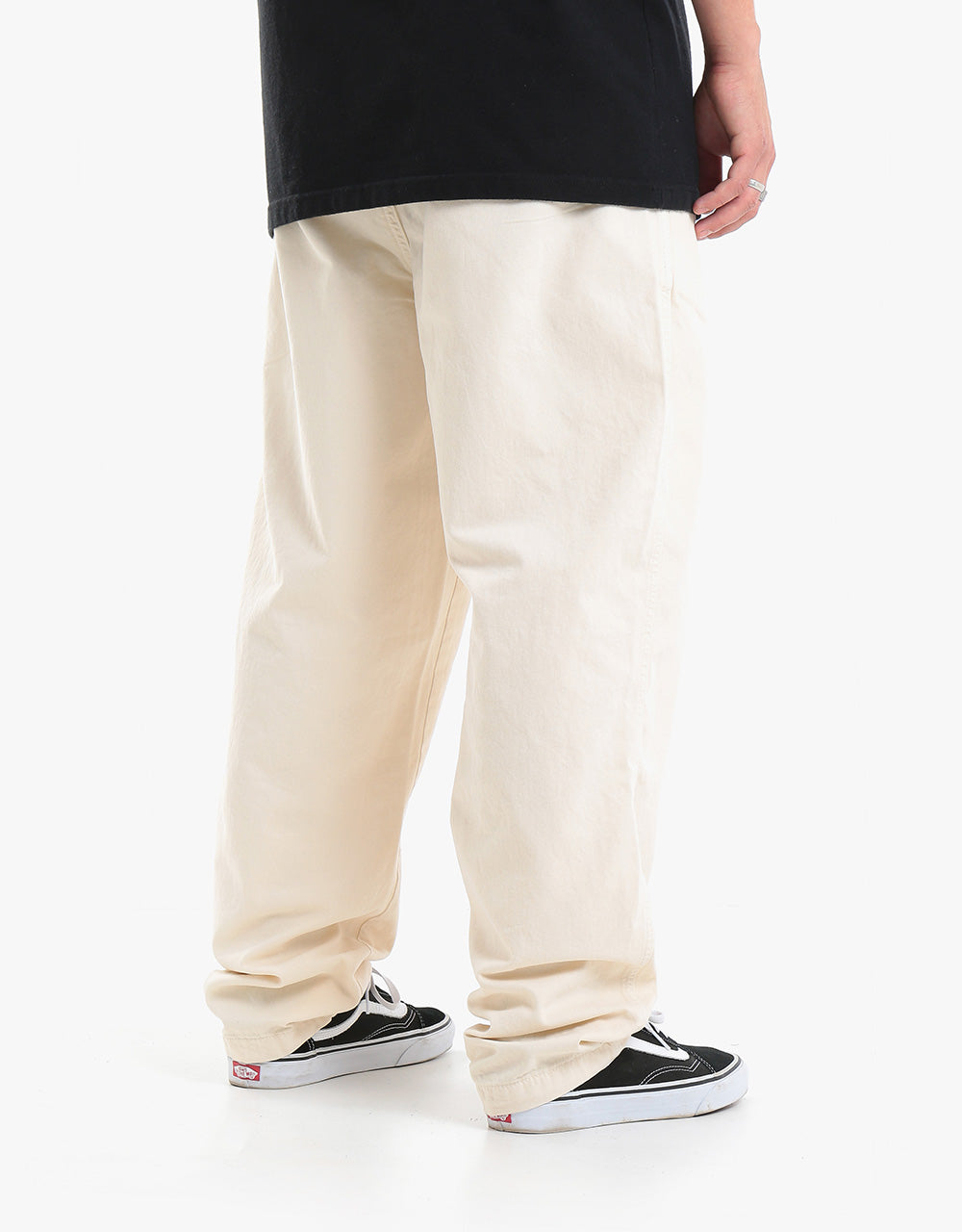 Route One Organic Baggy Pants - Off White