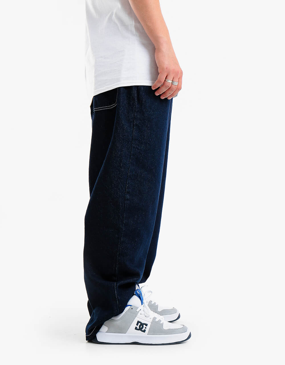 Route One Super Baggy XL Denim Jeans- Indigo