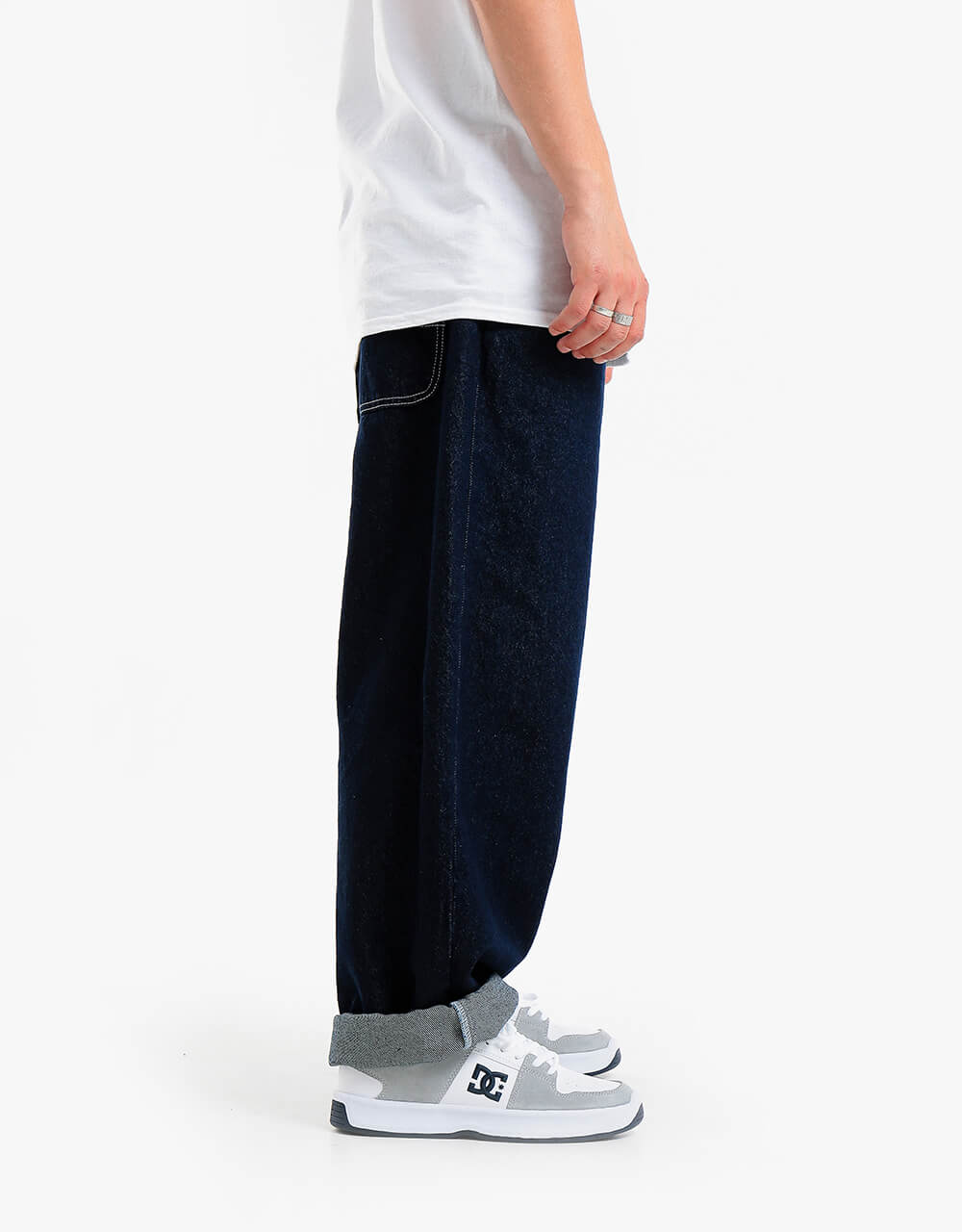 Route One Super Baggy XL Denim Jeans- Indigo
