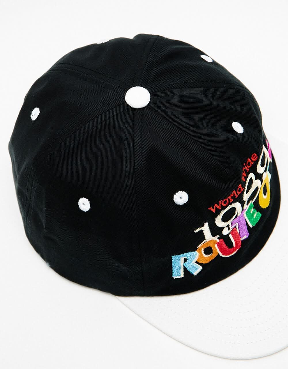 Route One Madness Snapback Cap - Black/Natural
