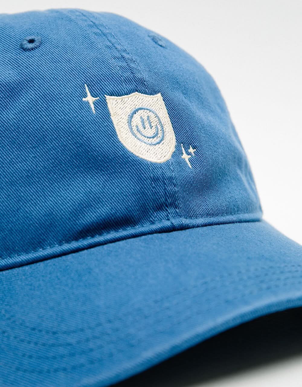 Route One Happy Cup Dad Cap - Air Force Blue