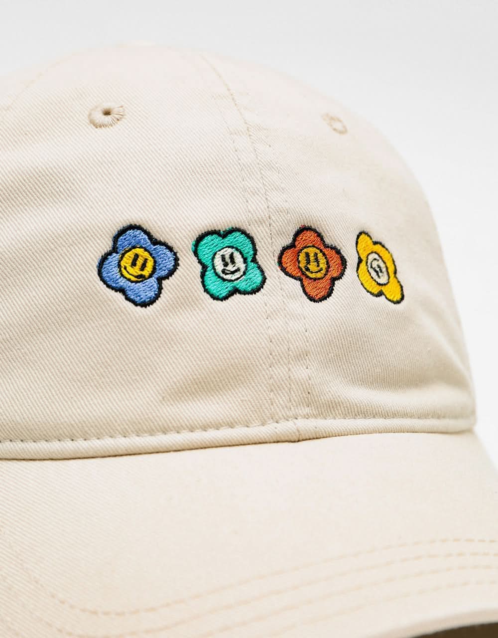 Route One Meadow Dad Cap - Beige
