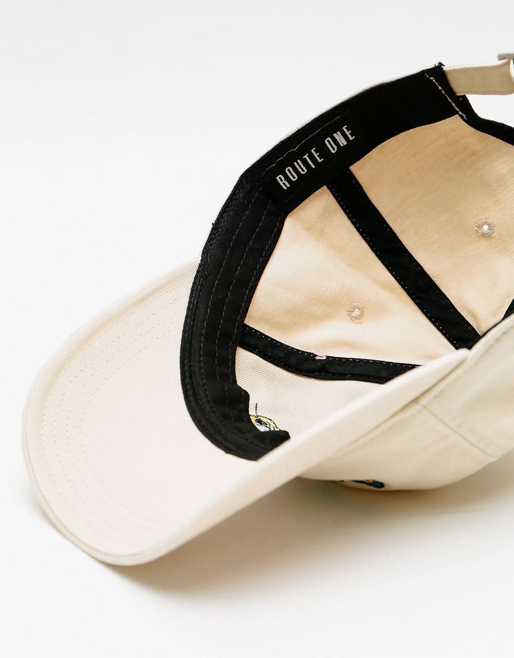 Route One Meadow Dad Cap - Beige