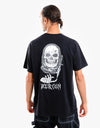 Heroin Video City Skull T-Shirt - Black