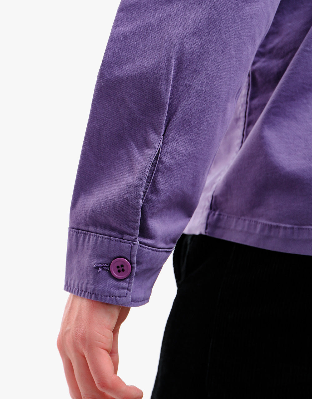 Route One Military Shirt - Moderate Purple