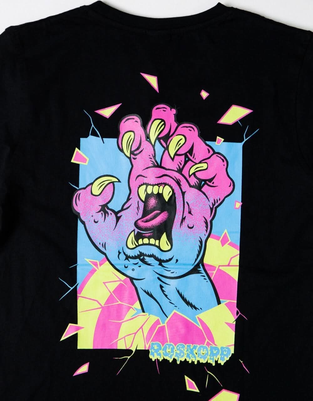 Santa Cruz Roskopp Frame Hand Kids T-Shirt - Black