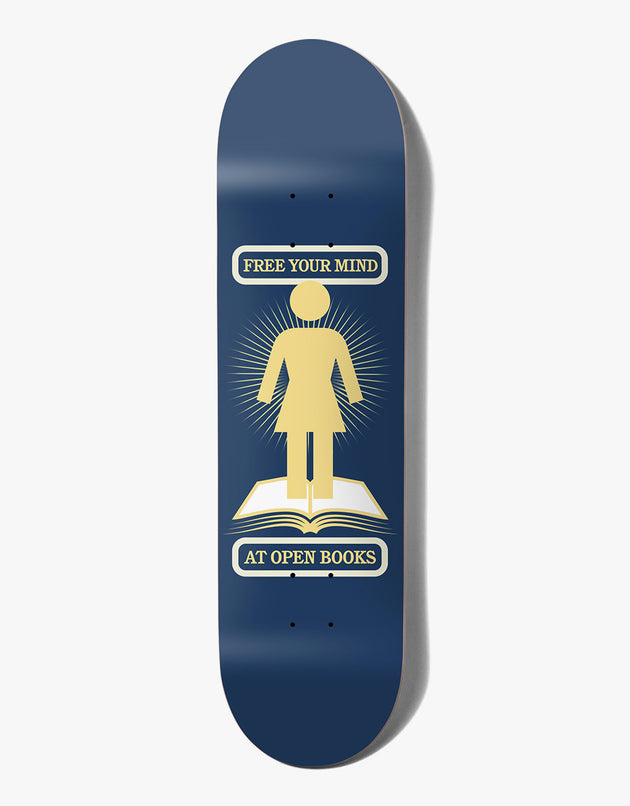 Girl Bennett Open Book Skateboard Deck - 8"