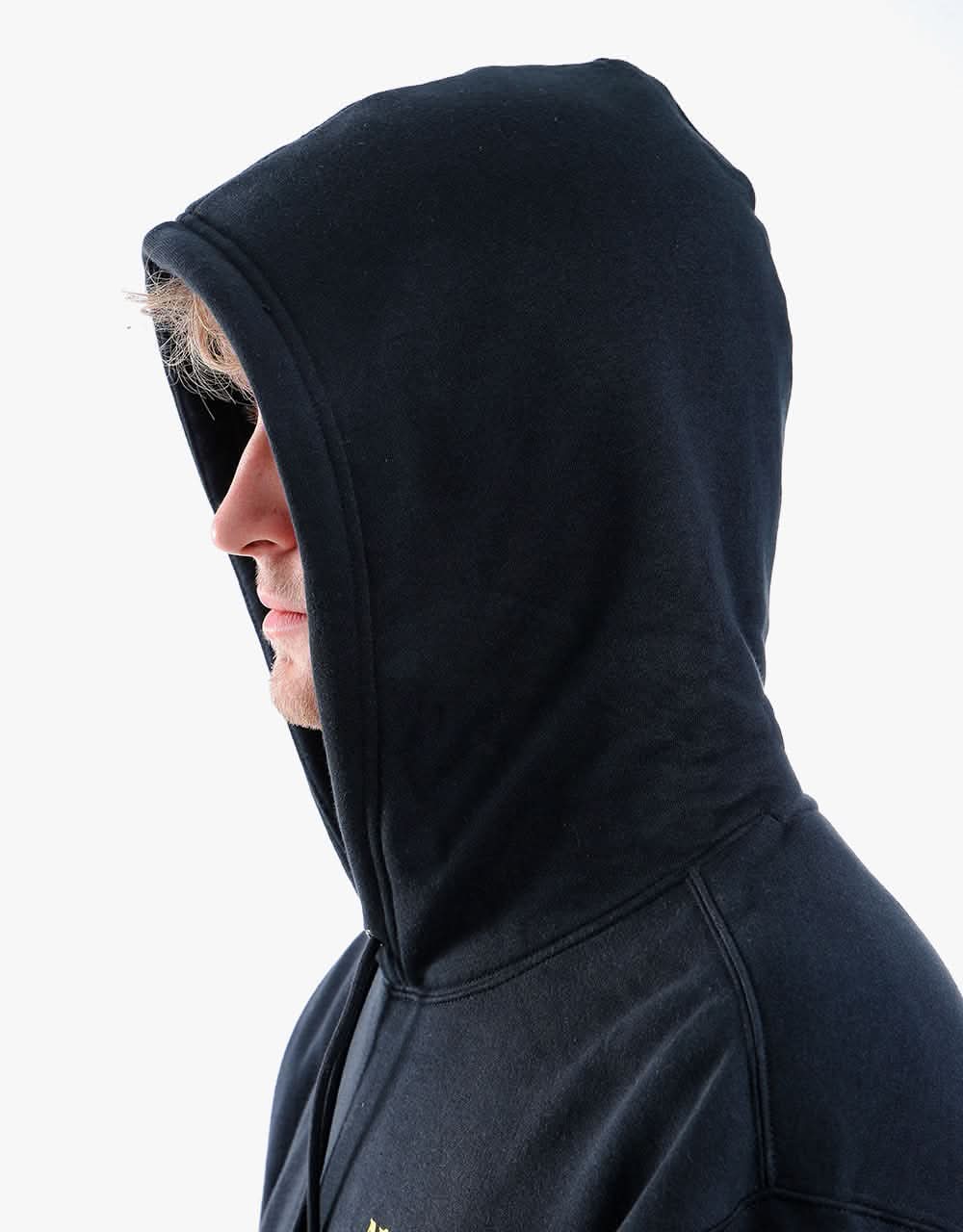 Nike SB Approach One Off Pullover Hoodie - Black/Yellow Strike