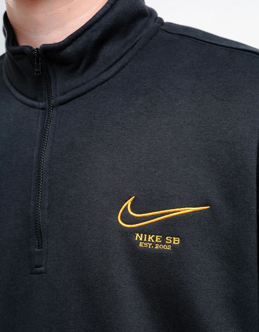 Nike SB Graphic HZ Sweatshirt - Black/Gold
