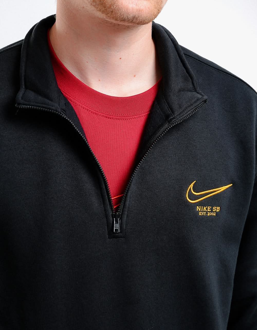 Nike SB Graphic HZ Sweatshirt - Black/Gold