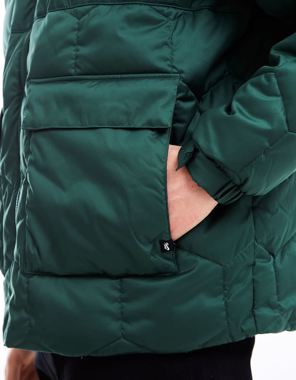 Nike SB Ishod SF Synthetic Fleece Jacket - Noble Green/Black