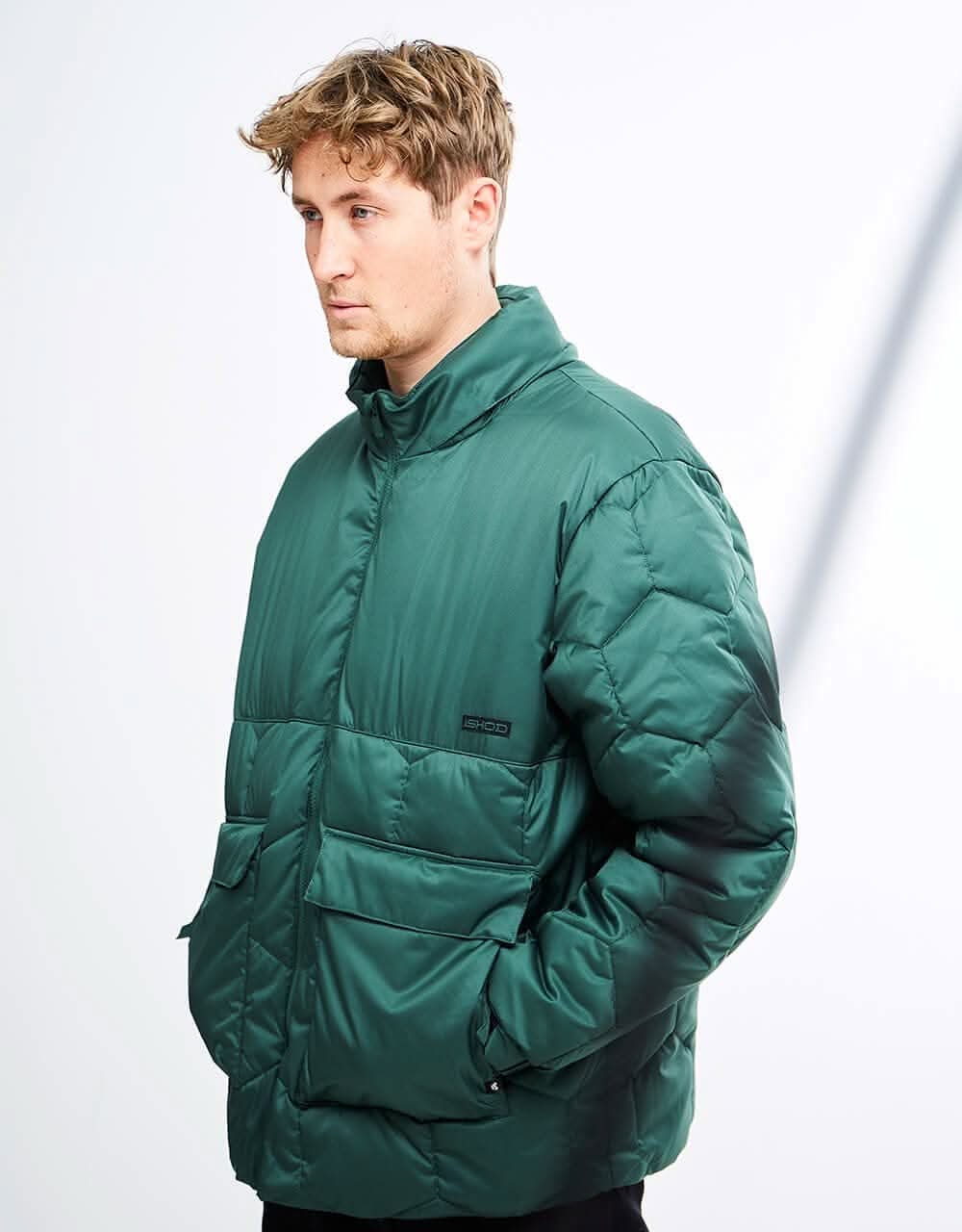 Nike SB Ishod SF Synthetic Fleece Jacket - Noble Green/Black