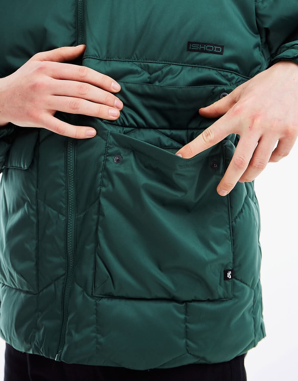 Nike SB Ishod SF Synthetic Fleece Jacket - Noble Green/Black