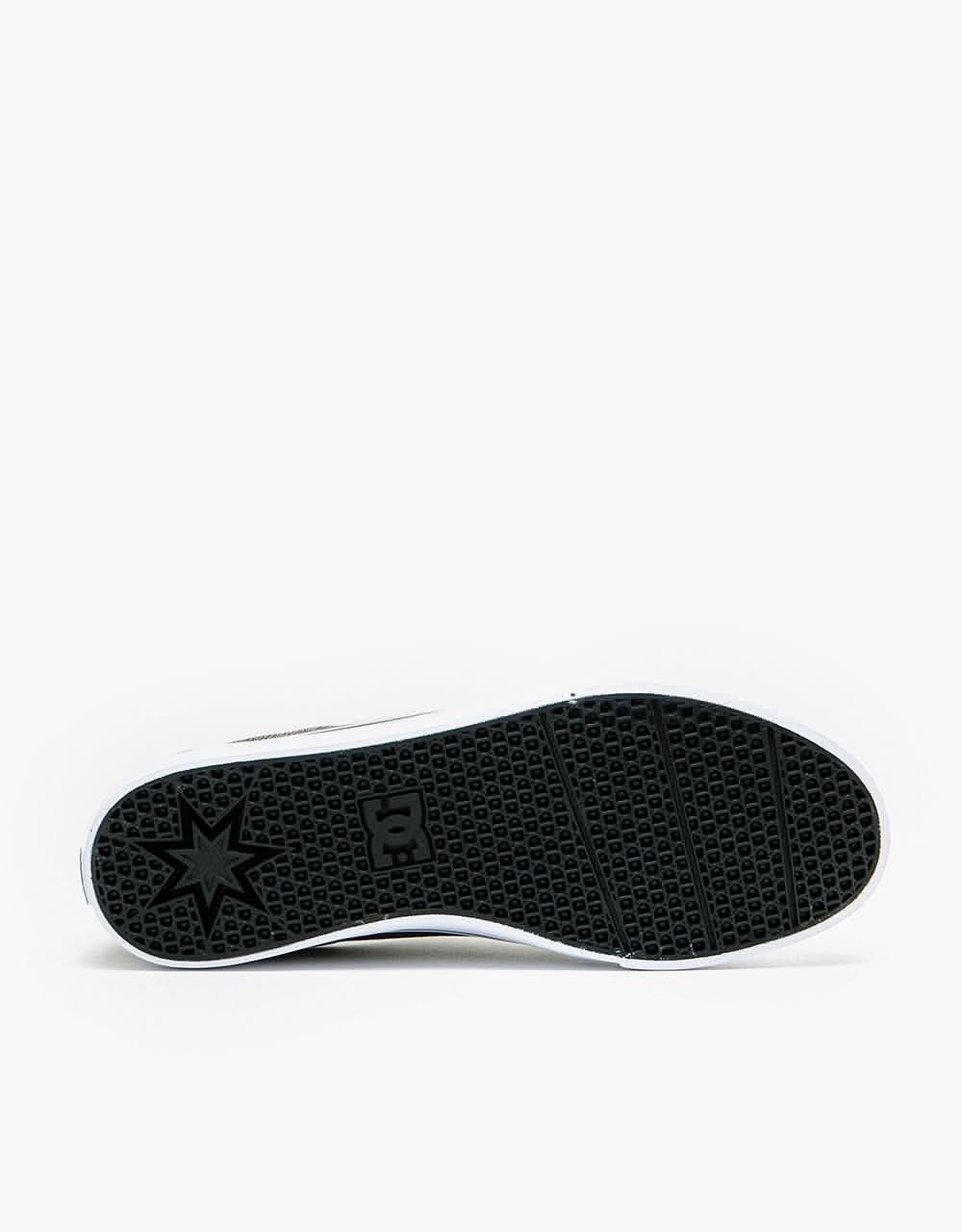 DC Trase TX SE Skate Shoes - Black/Herringbone