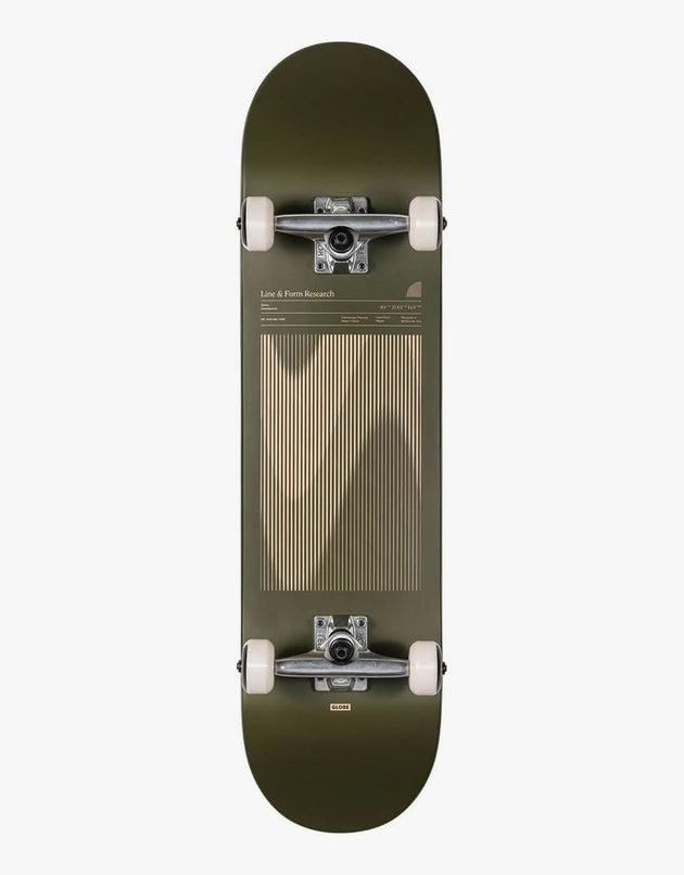 Globe G1 Lineform Olive Complete Skateboard - 8"