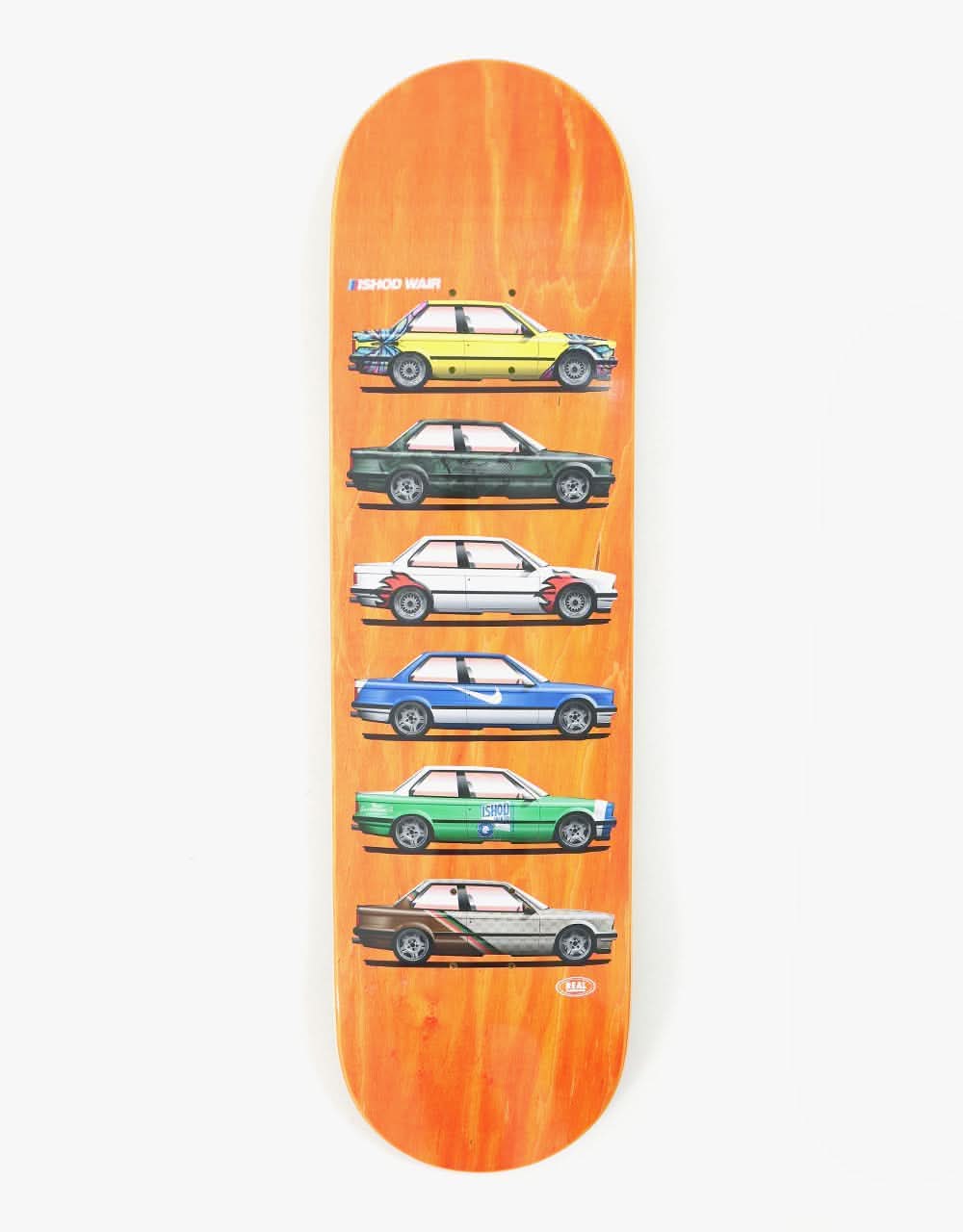 Real Ishod Customs Twin Tail Skateboard Deck 8.5"