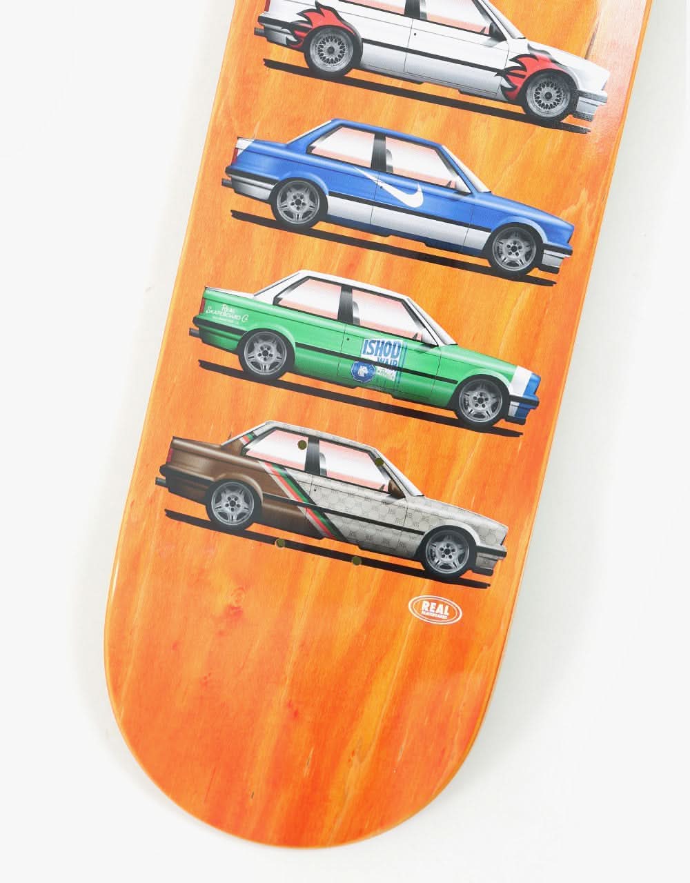 Real Ishod Customs Twin Tail Skateboard Deck 8.5"