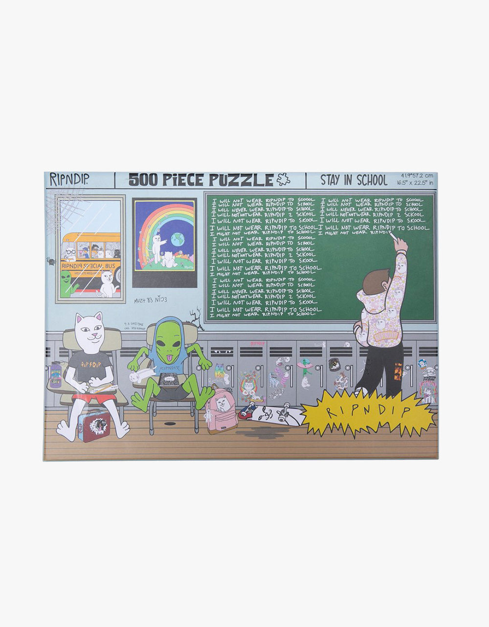 RIPNDIP Stay In School 500 Piece Puzzle - Multi