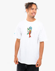 Krooked Mermaid T-Shirt - White