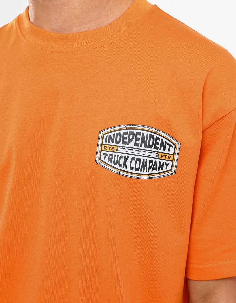 Independent ITC Curb T-Shirt - Rust
